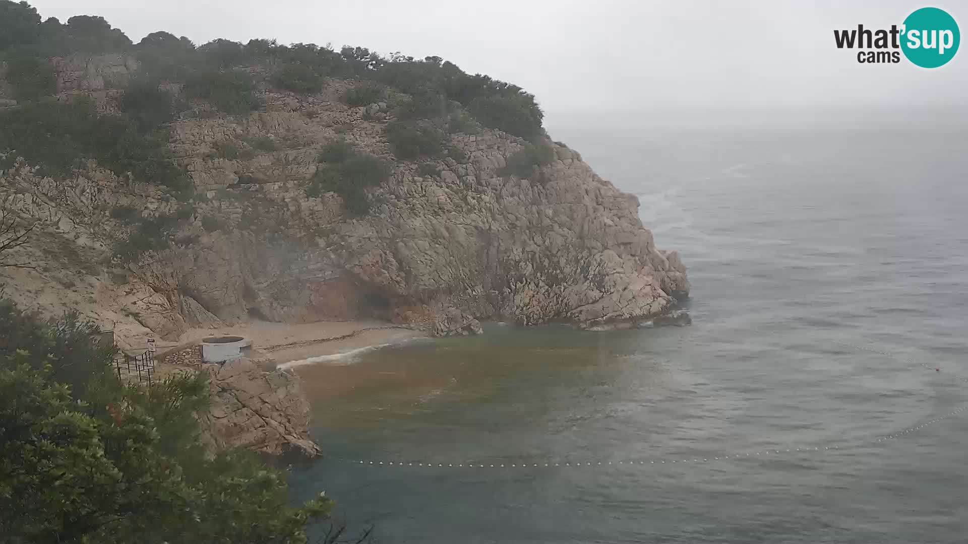 Webcam Brseč beach – Mošćenička Draga – Croatia