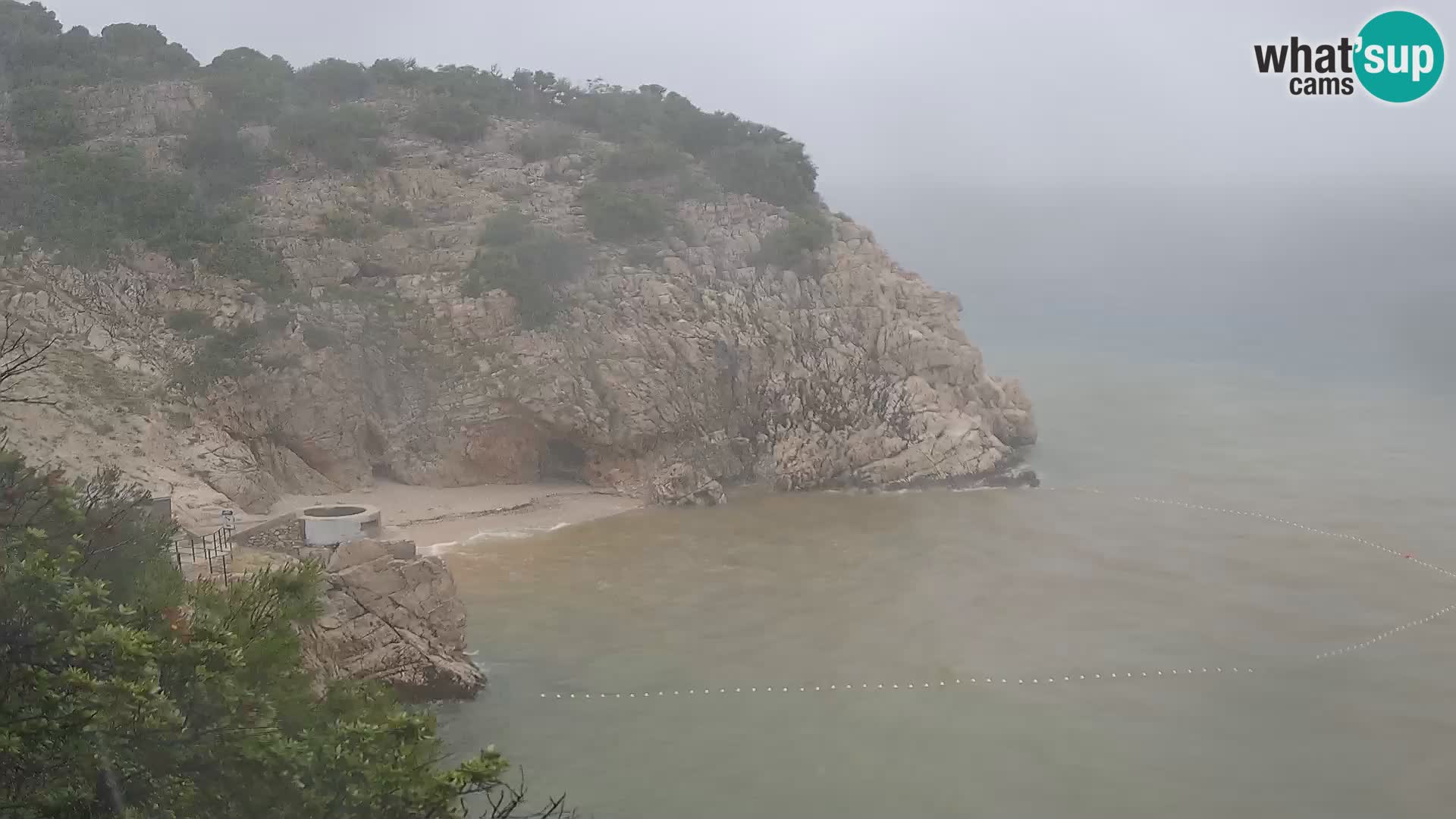 Webcam Brseč beach – Mošćenička Draga – Croatia