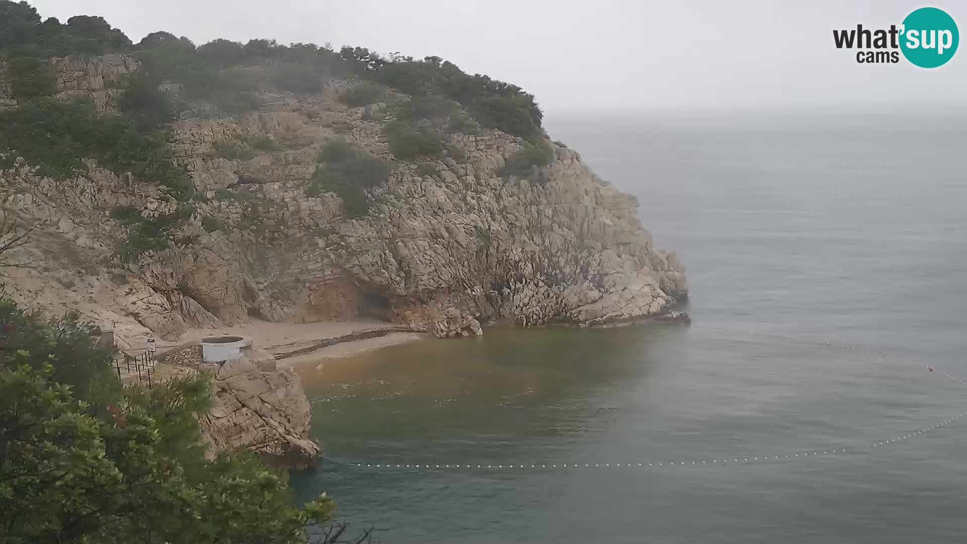Webcam Brseč beach – Mošćenička Draga – Croatia