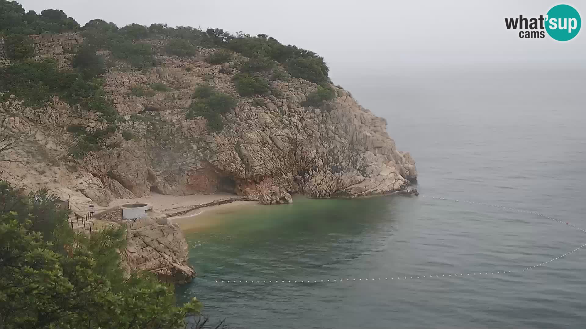 Webcam Brseč beach – Mošćenička Draga – Croatia
