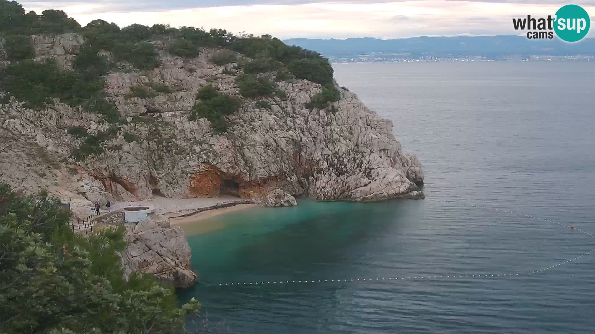 Webcam Brseč beach – Mošćenička Draga – Croatia