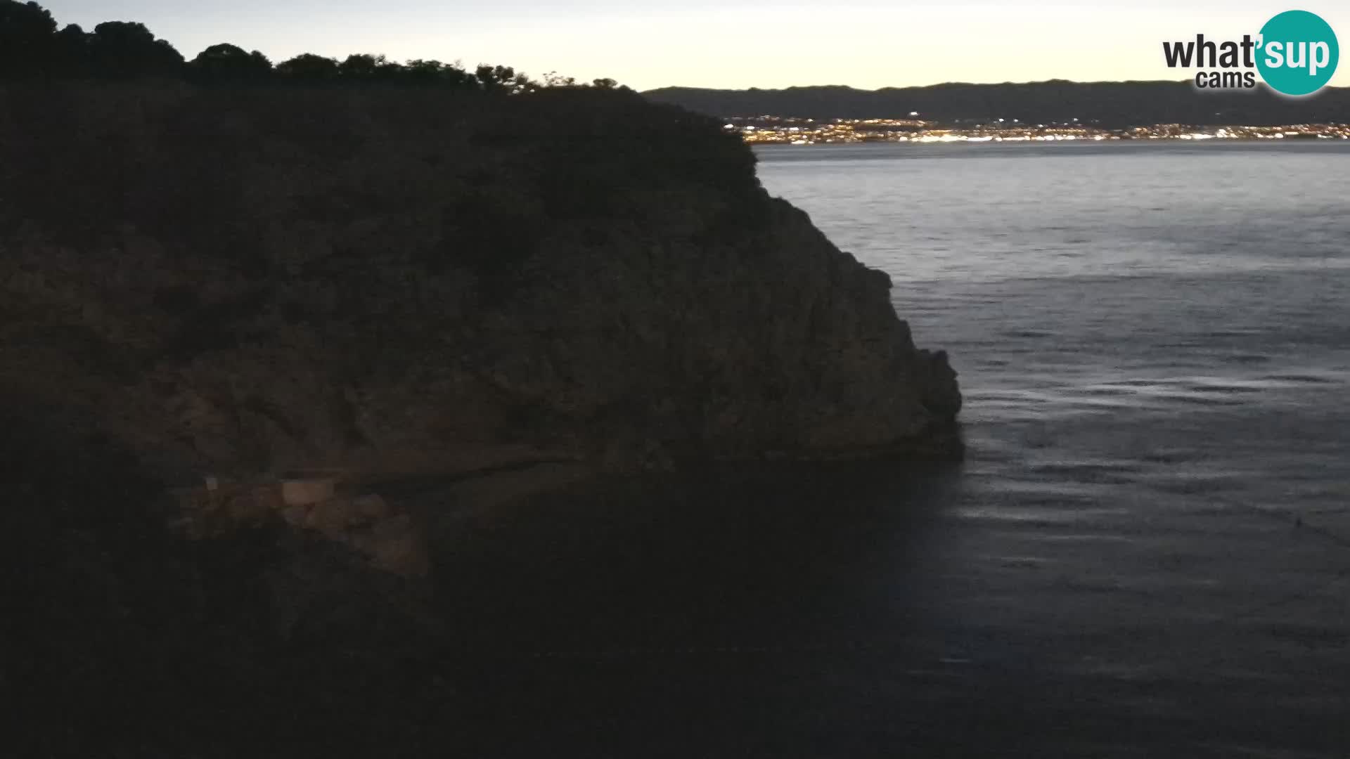 Webcam Bersezio spiaggia – Draga di Moschiena – Croazia