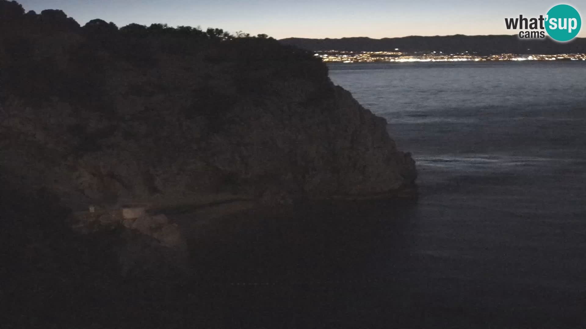Spletna kamera Brseč plaža – Mošćenička Draga – Hrvaška