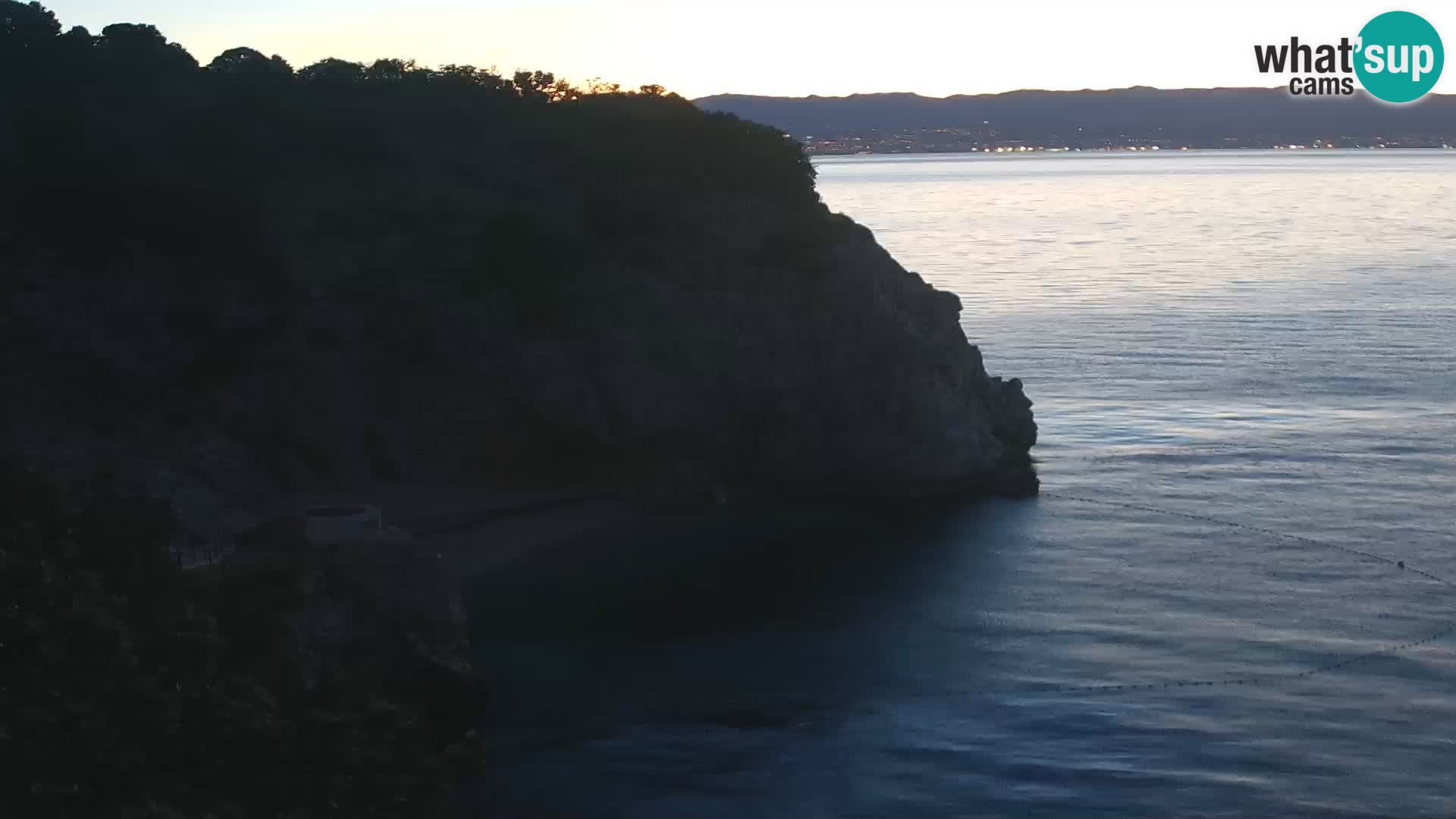 Webcam Brseč Strand – Mošćenička Draga – Kroatien