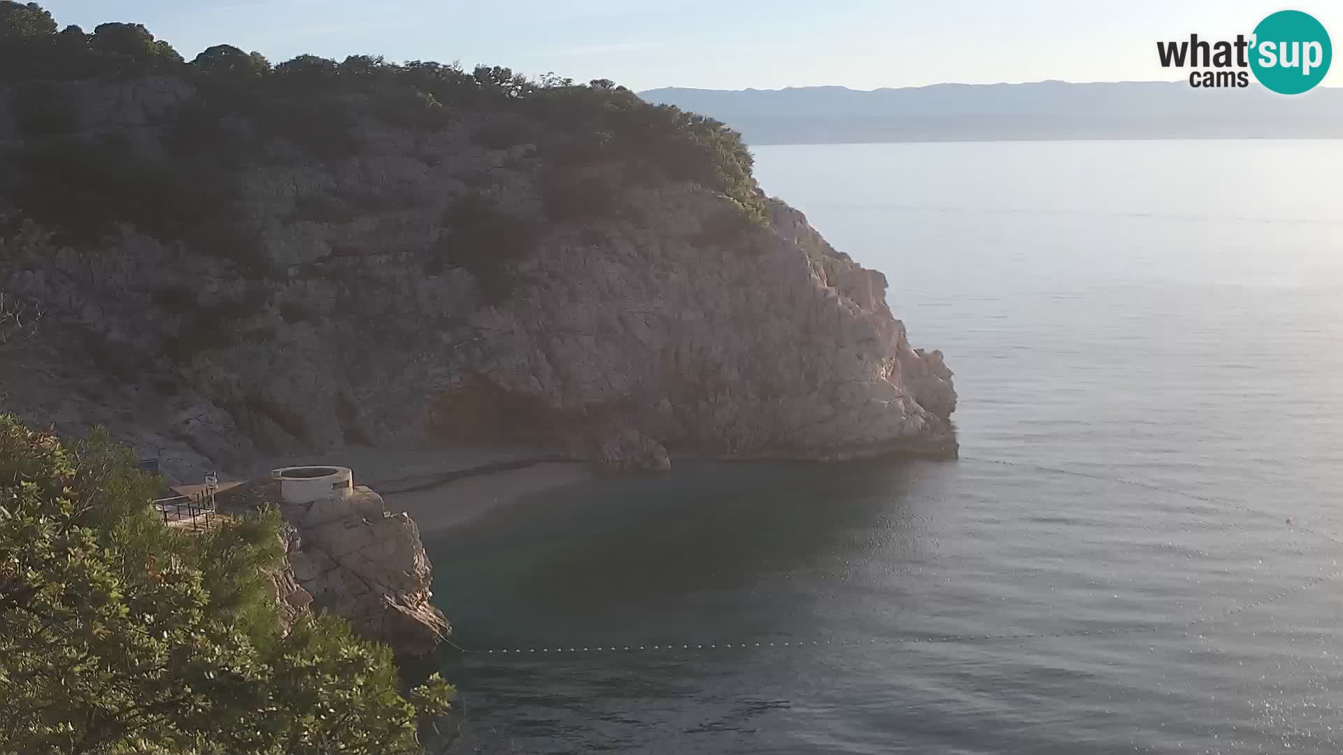 Webcam Brseč beach – Mošćenička Draga – Croatia