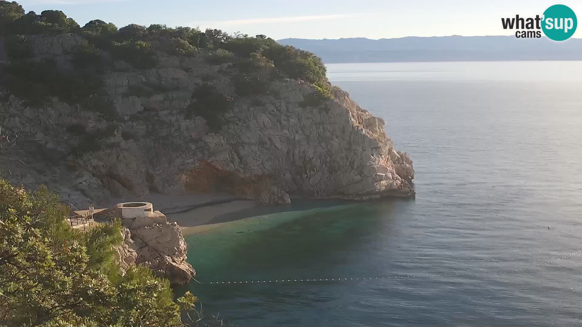 Webcam Brseč beach – Mošćenička Draga – Croatia