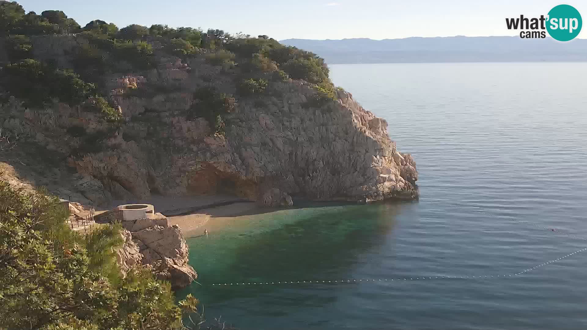 Web kamera plaže Brseč – Mošćenička Draga – Hrvatska
