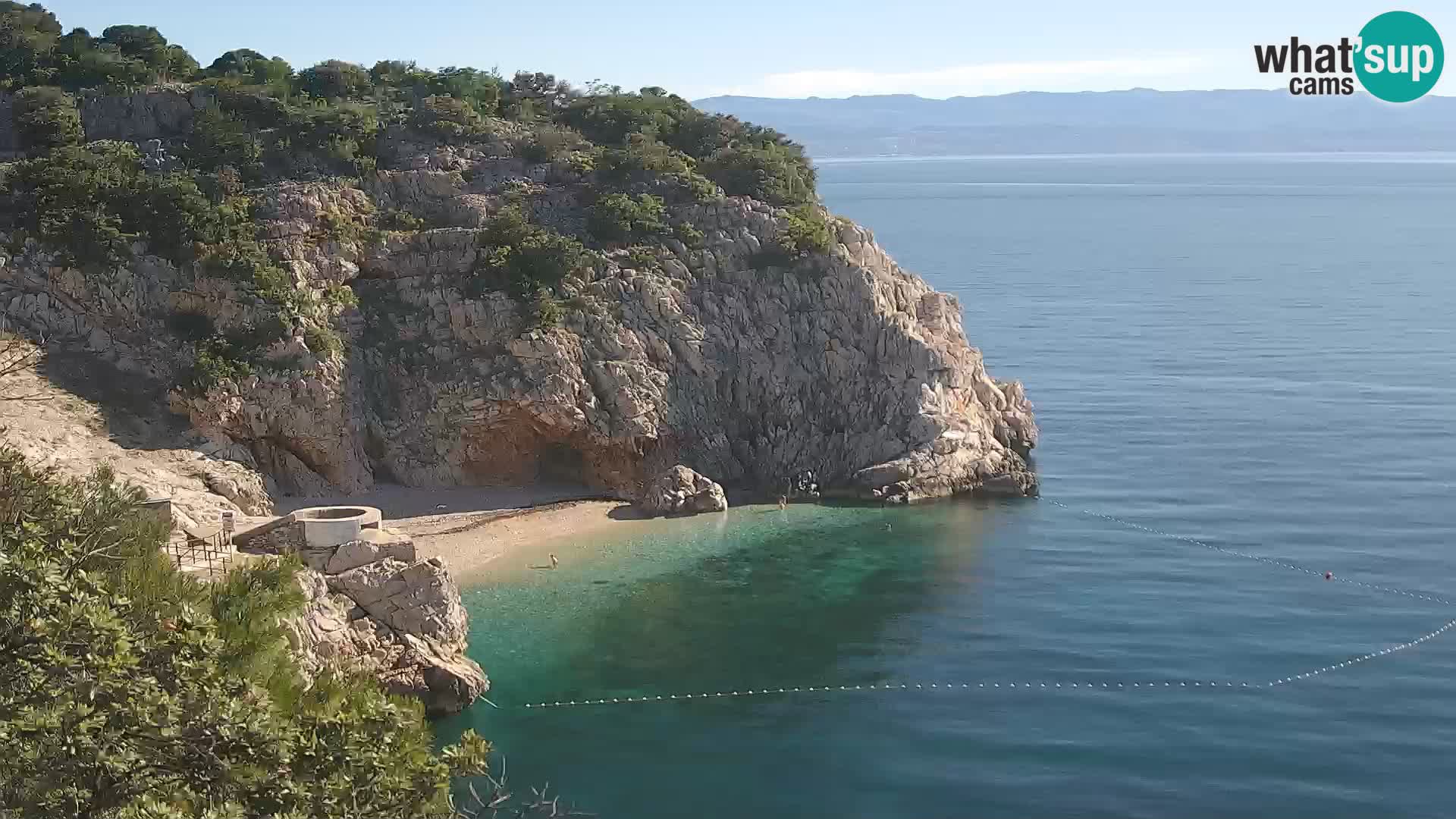 Webcam Brseč beach – Mošćenička Draga – Croatia