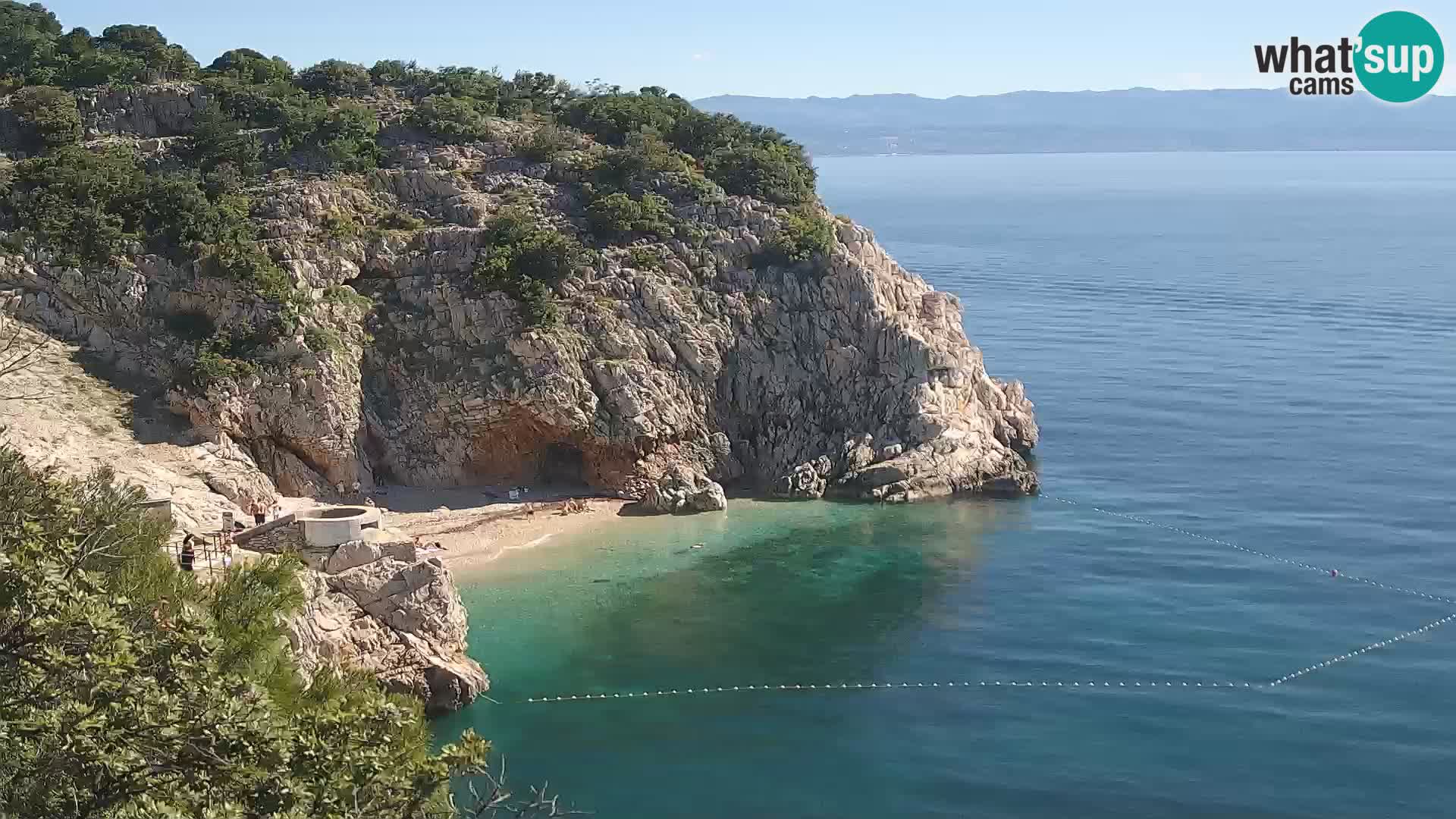 Webcam Brseč Strand – Mošćenička Draga – Kroatien