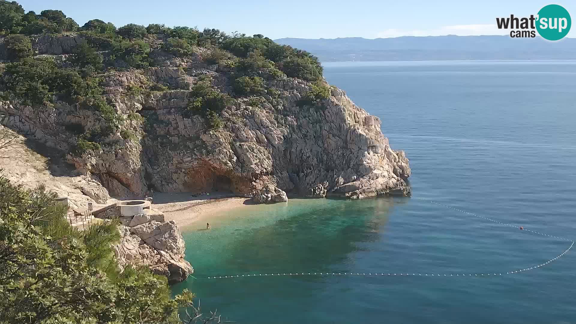 Webcam Brseč Strand – Mošćenička Draga – Kroatien