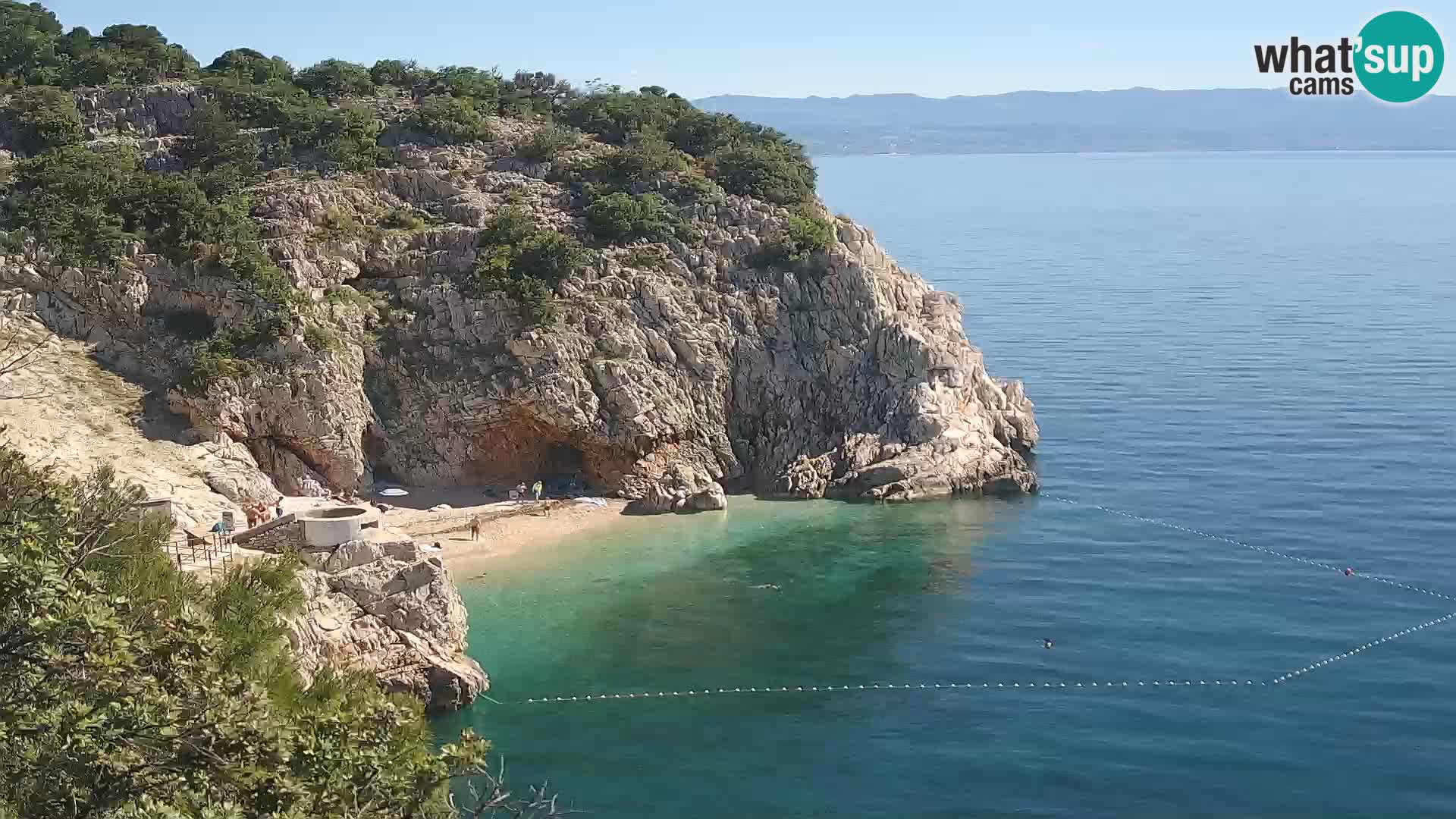 Webcam Brseč Strand – Mošćenička Draga – Kroatien