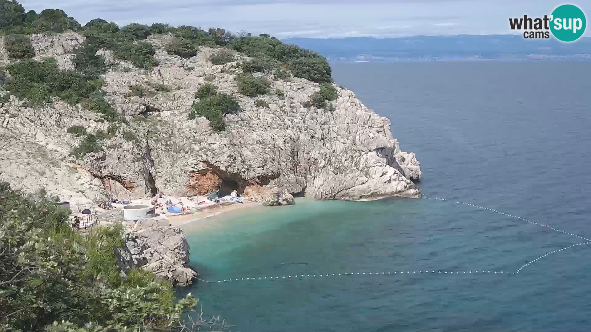 Webcam Brseč Strand – Mošćenička Draga – Kroatien