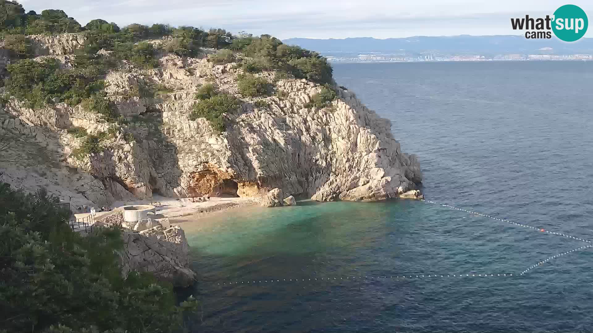 Webcam Brseč beach – Mošćenička Draga – Croatia