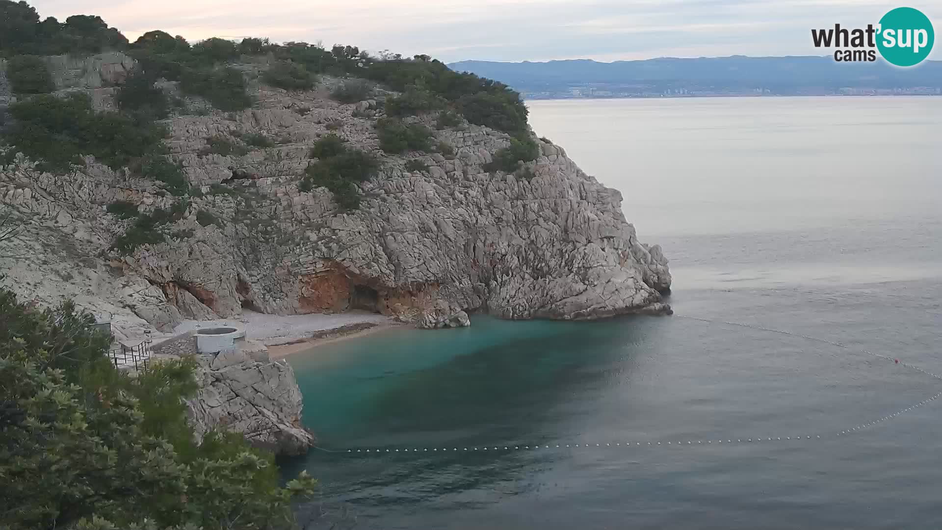 Webcam Bersezio spiaggia – Draga di Moschiena – Croazia