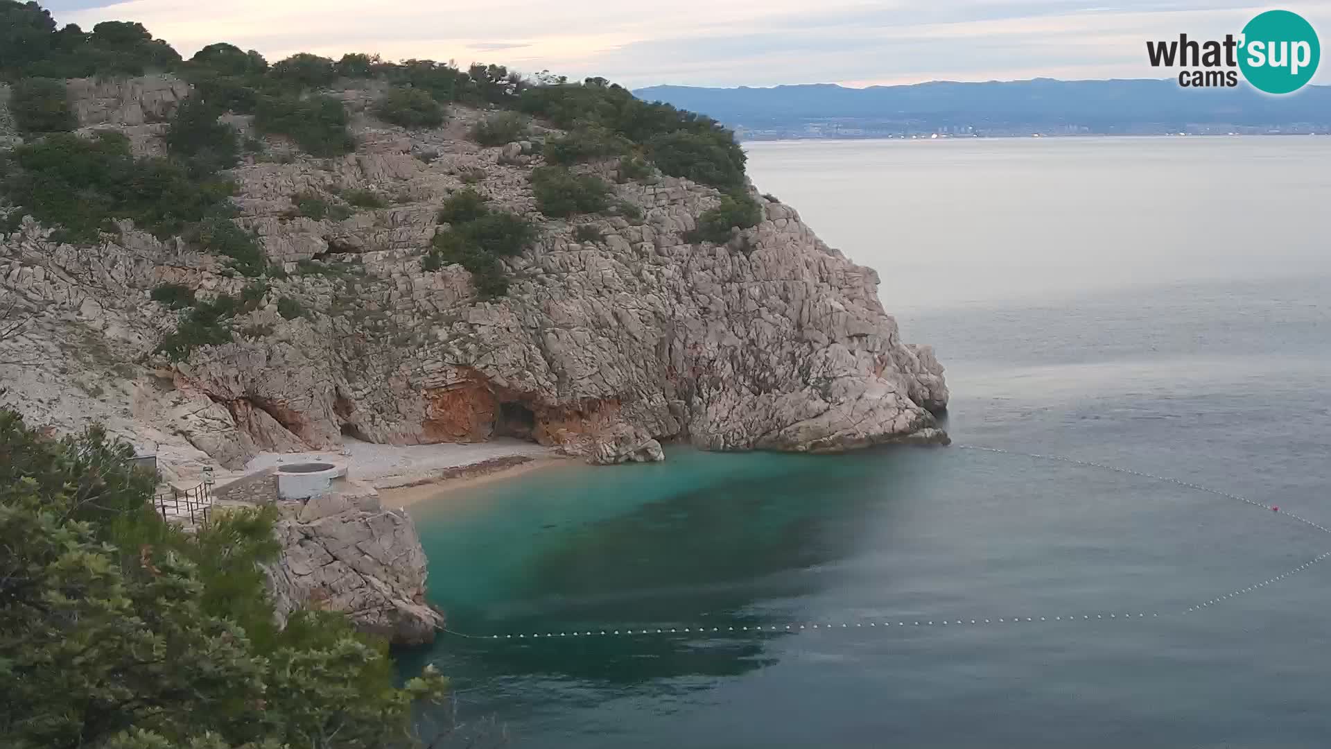 Webcam Bersezio spiaggia – Draga di Moschiena – Croazia