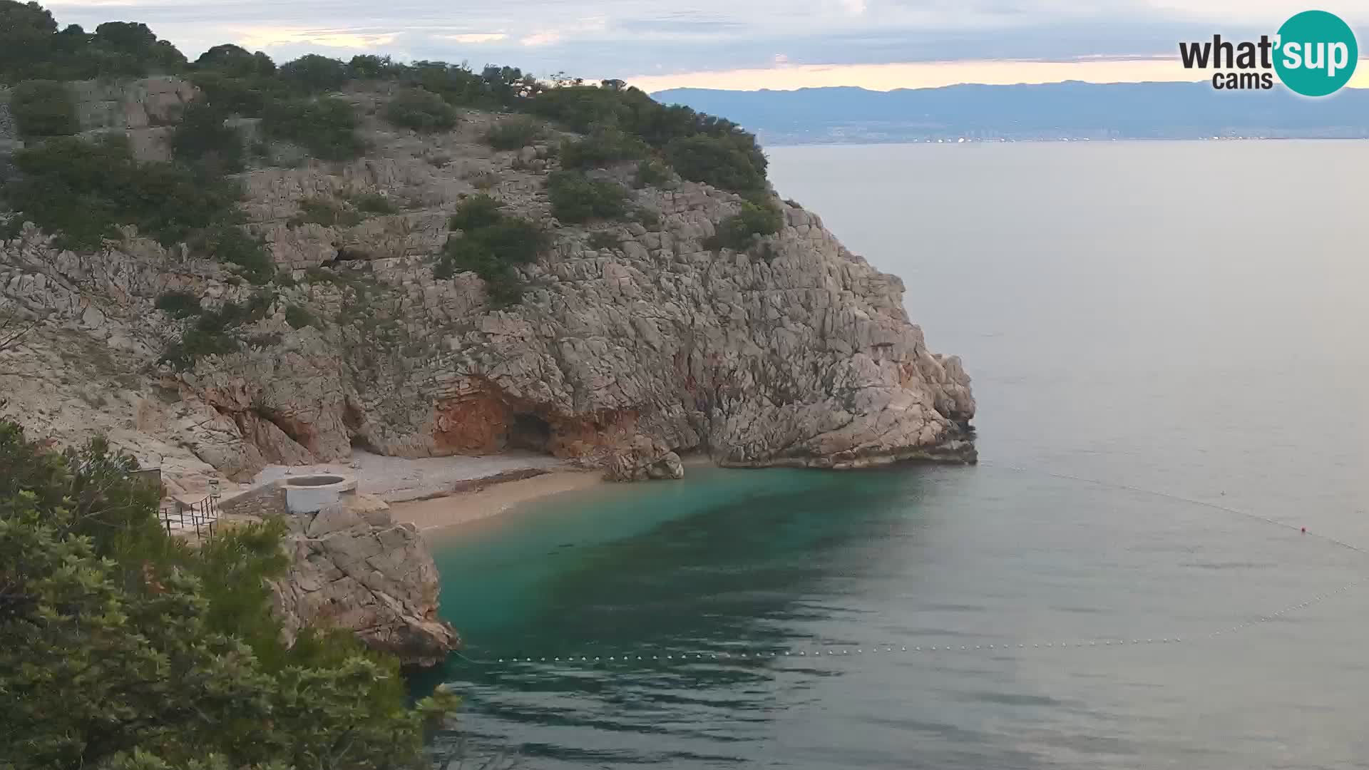 Webcam Brseč beach – Mošćenička Draga – Croatia
