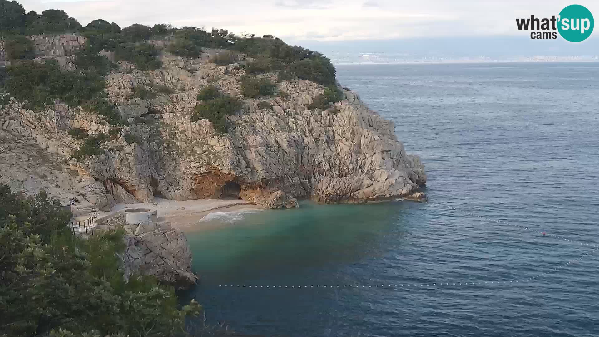 Webcam Brseč Strand – Mošćenička Draga – Kroatien