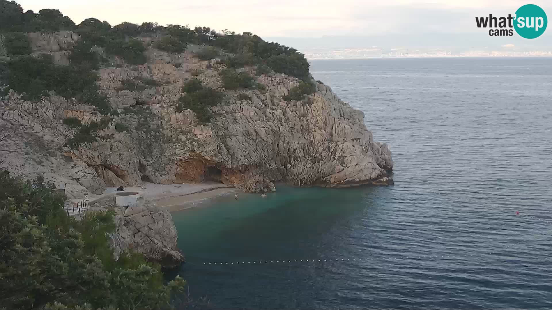 Webcam Brseč Strand – Mošćenička Draga – Kroatien