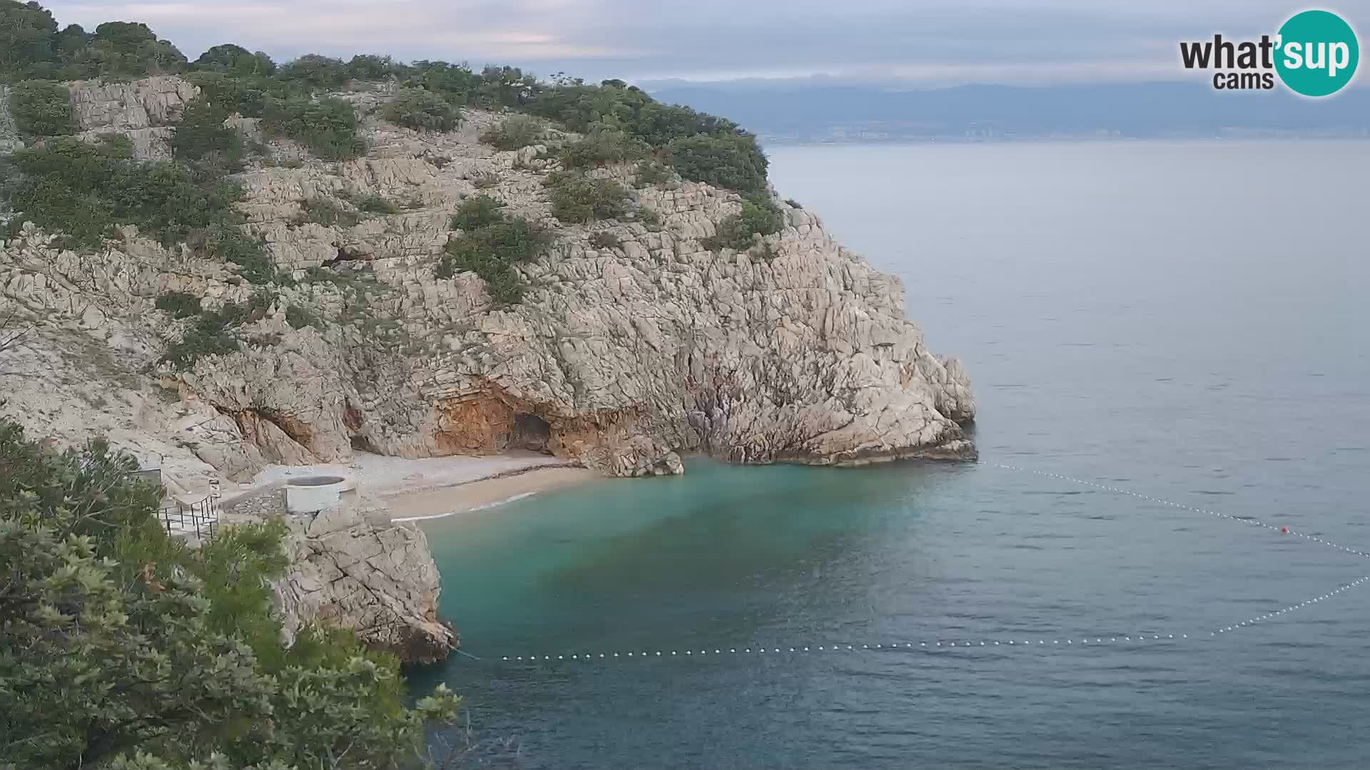 Web kamera plaže Brseč – Mošćenička Draga – Hrvatska