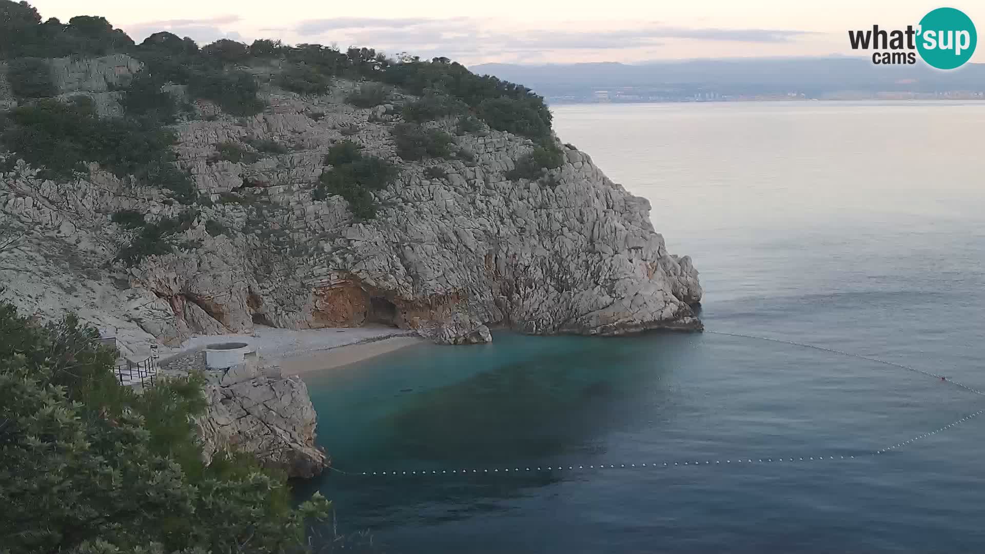 Webcam Brseč beach – Mošćenička Draga – Croatia