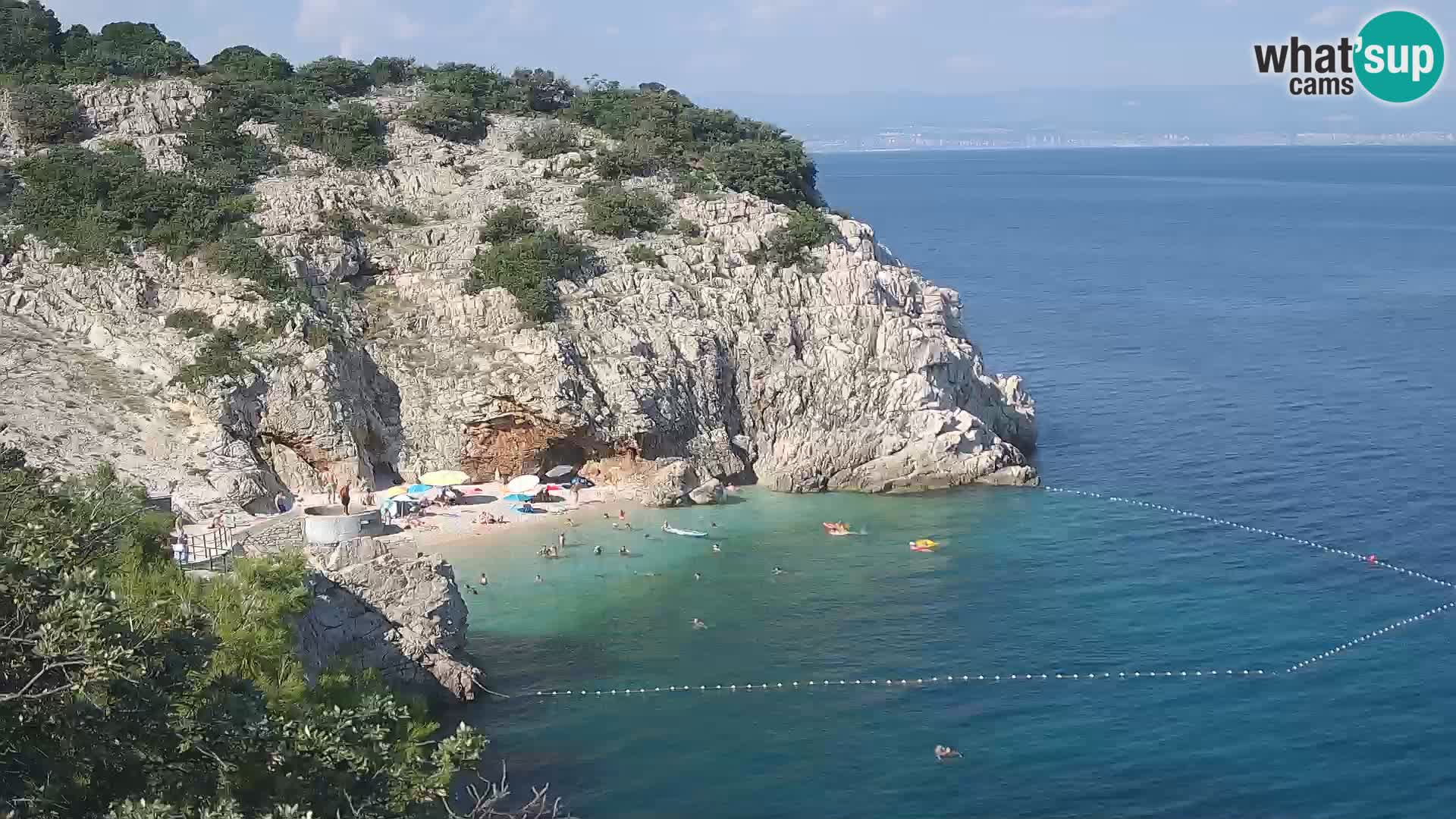 Webcam Brseč Strand – Mošćenička Draga – Kroatien