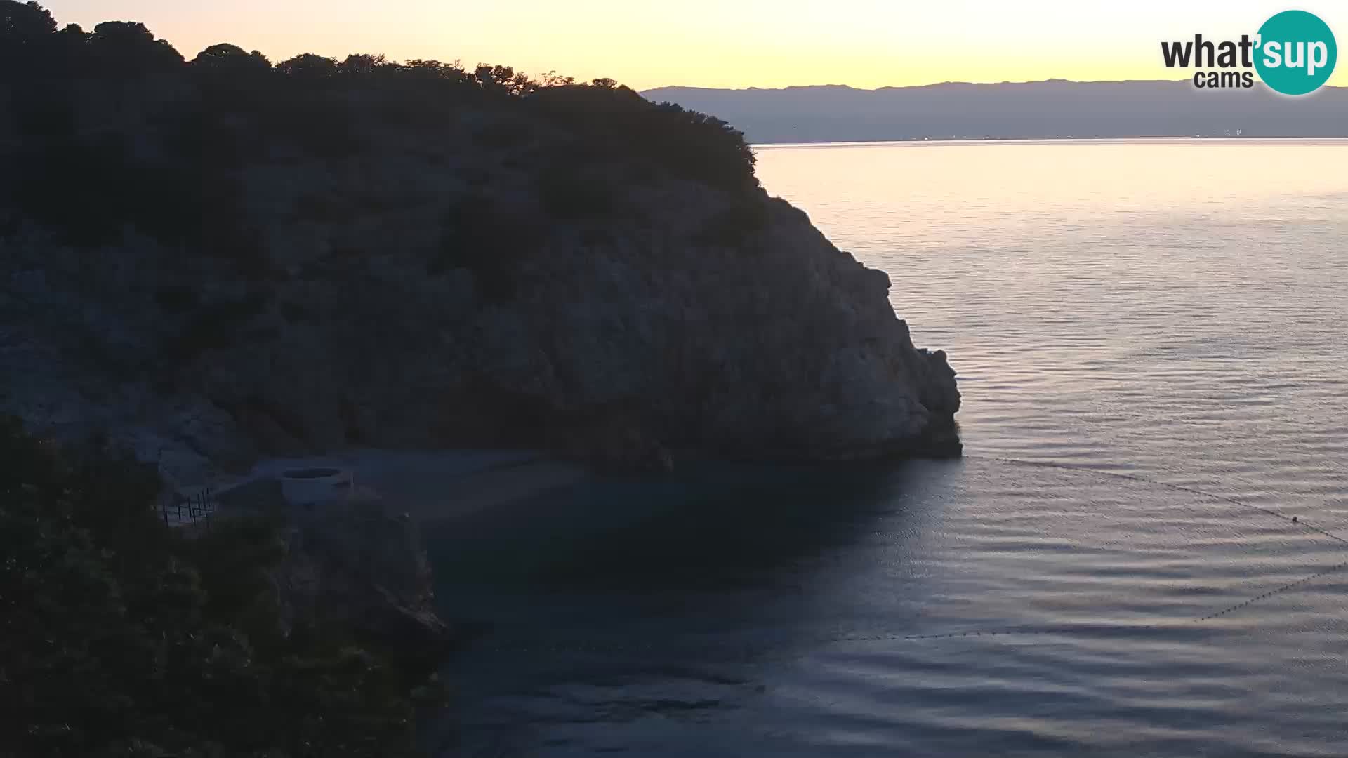 Web kamera plaže Brseč – Mošćenička Draga – Hrvatska