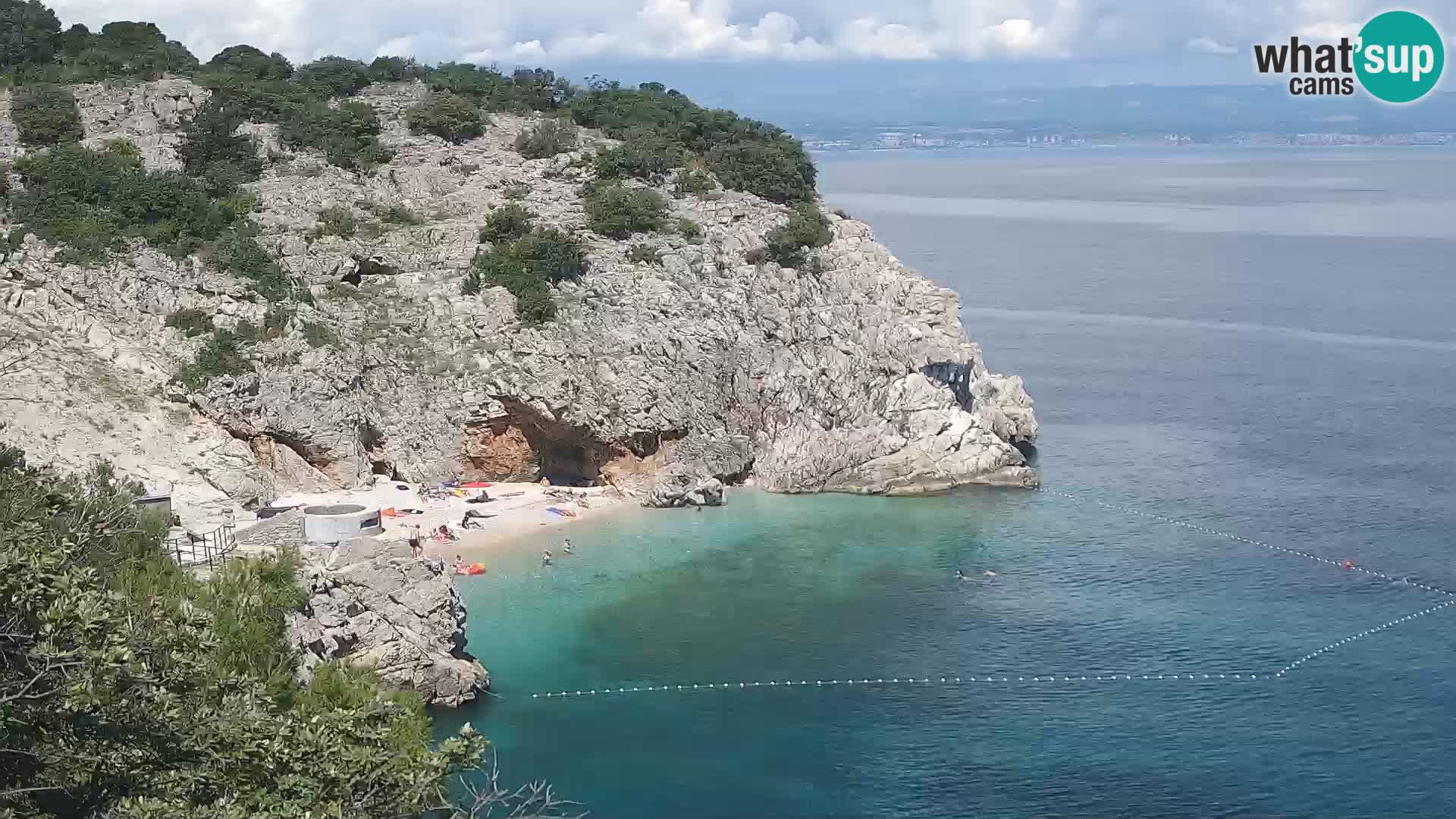 Webcam Brseč Strand – Mošćenička Draga – Kroatien