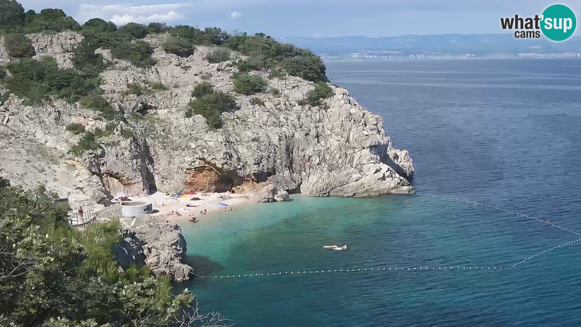 Webcam Brseč Strand – Mošćenička Draga – Kroatien