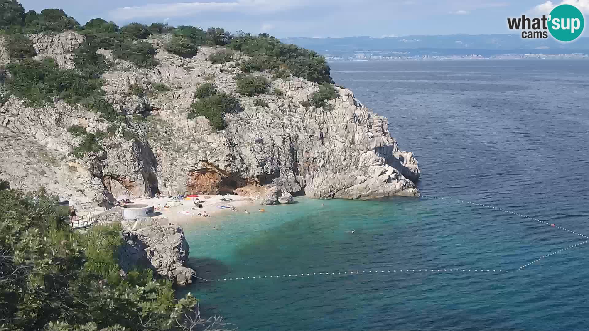 Webcam Brseč Strand – Mošćenička Draga – Kroatien