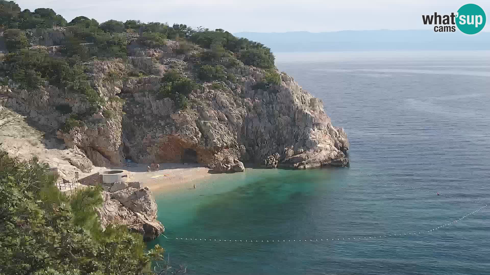 Webcam Bersezio spiaggia – Draga di Moschiena – Croazia
