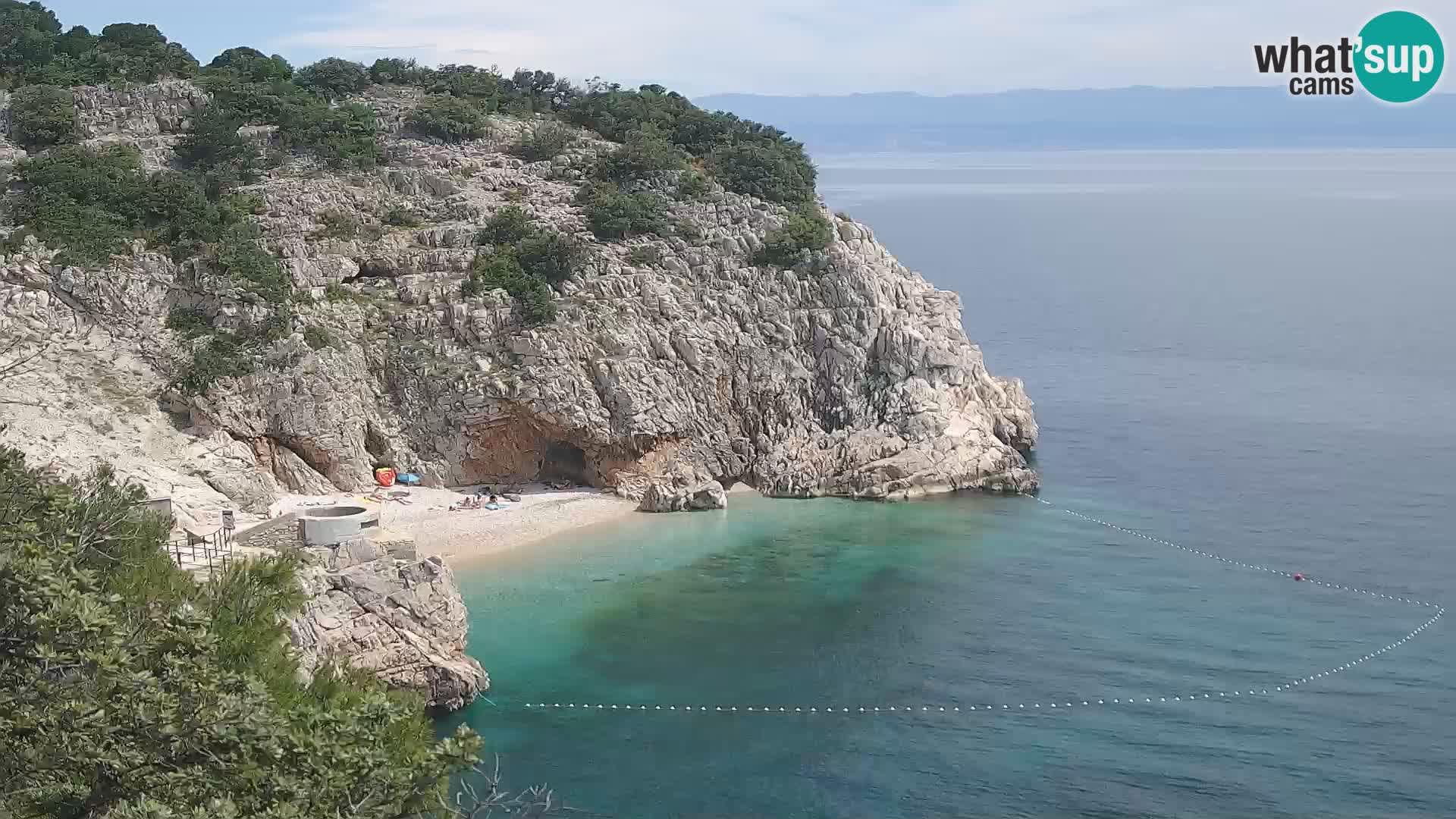 Webcam Brseč Strand – Mošćenička Draga – Kroatien