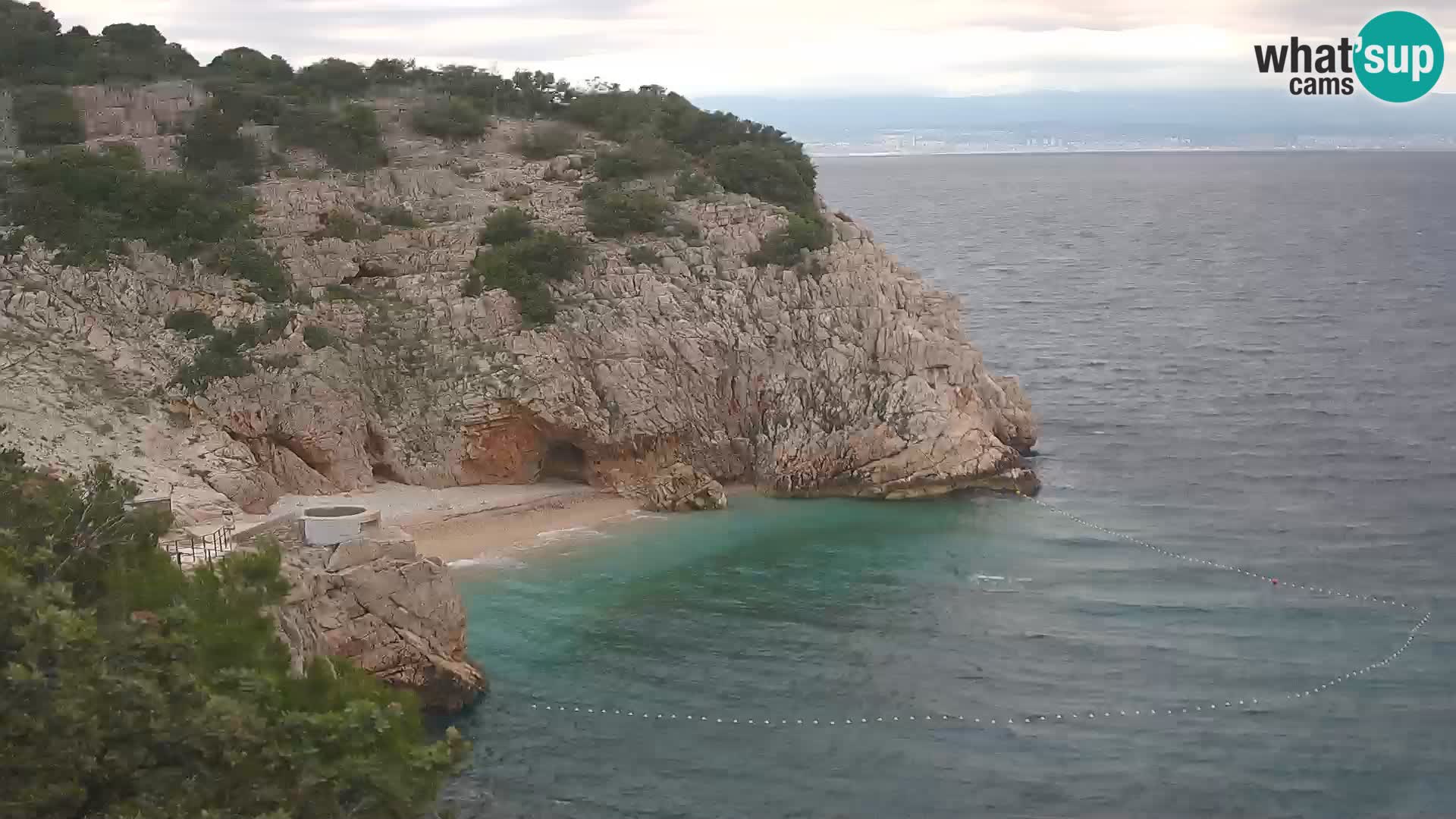 Webcam Brseč beach – Mošćenička Draga – Croatia
