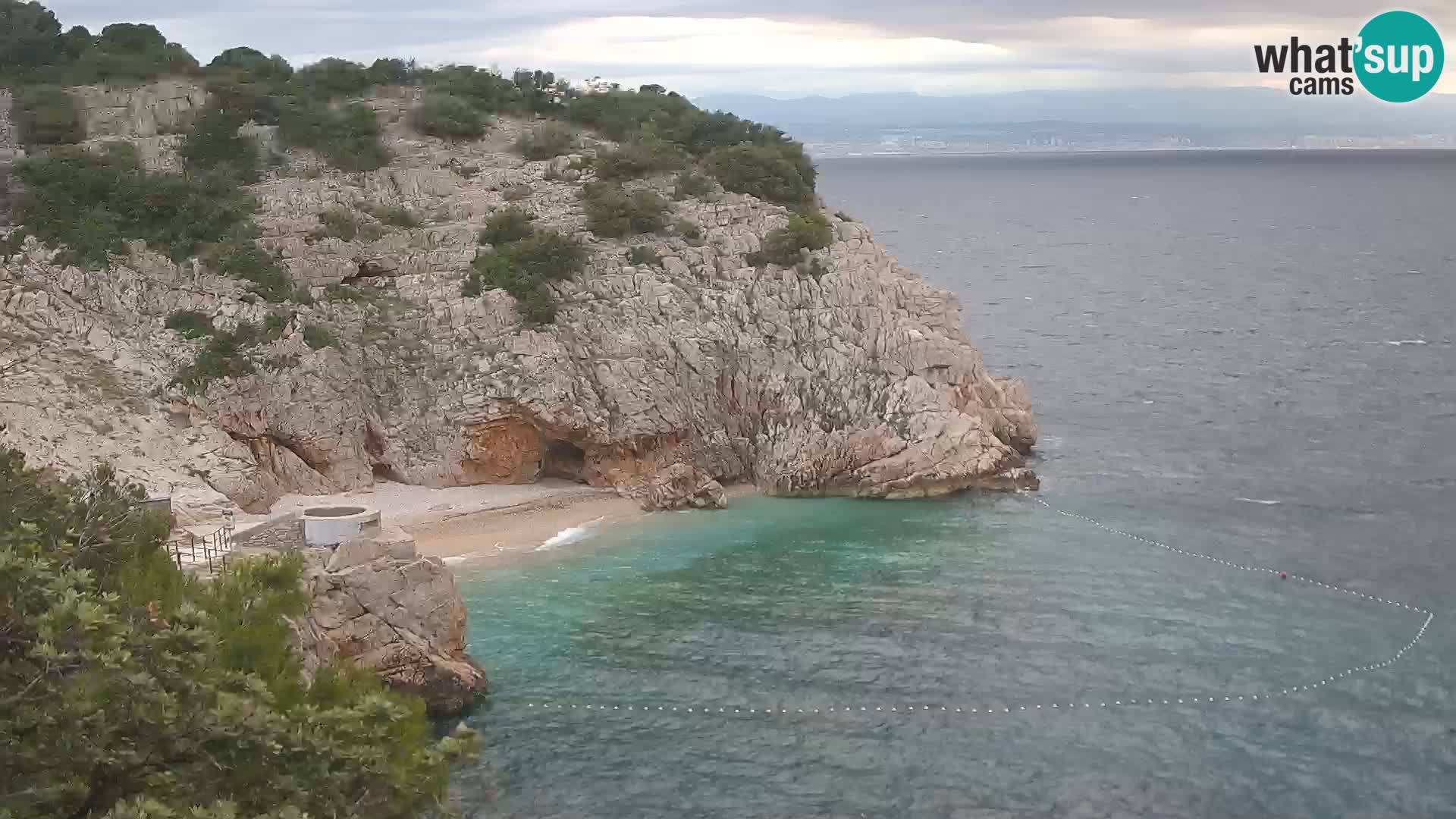 Webcam Brseč Strand – Mošćenička Draga – Kroatien