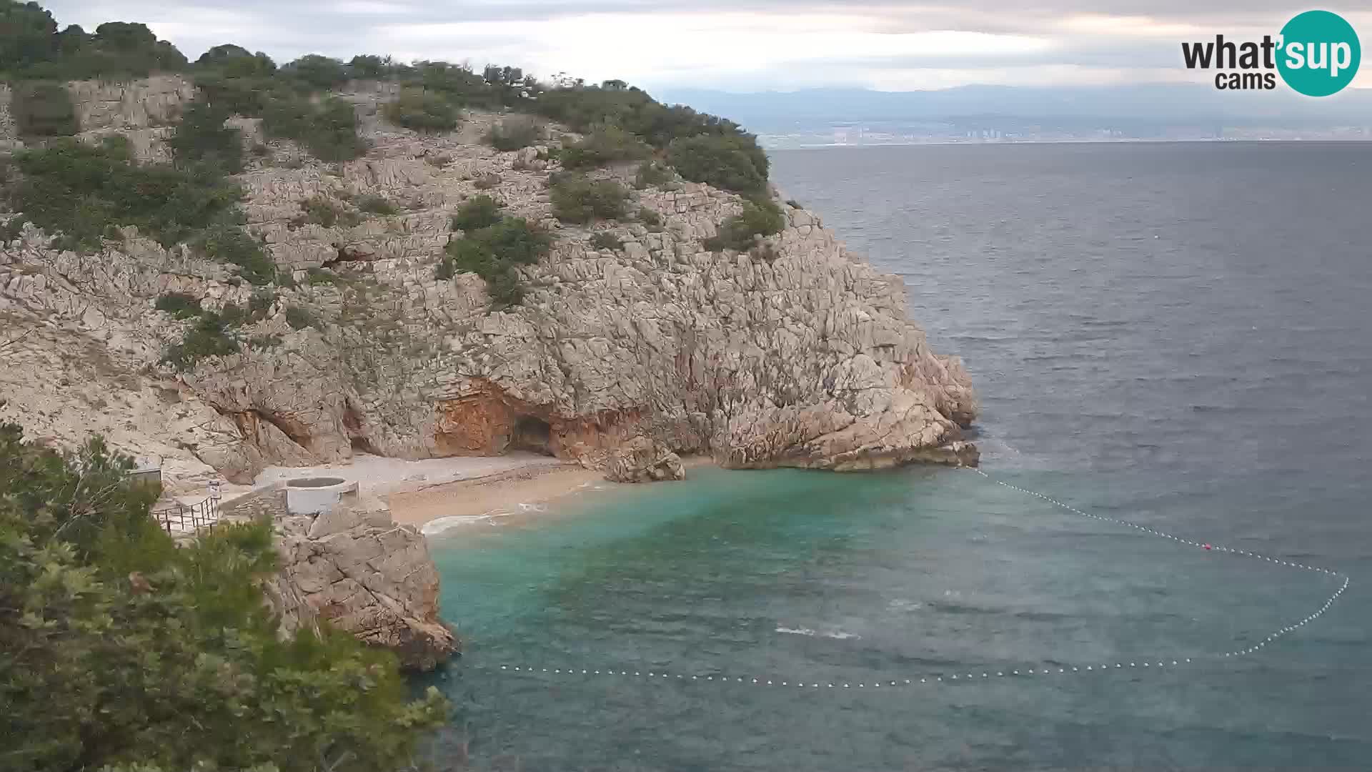 Webcam Brseč beach – Mošćenička Draga – Croatia