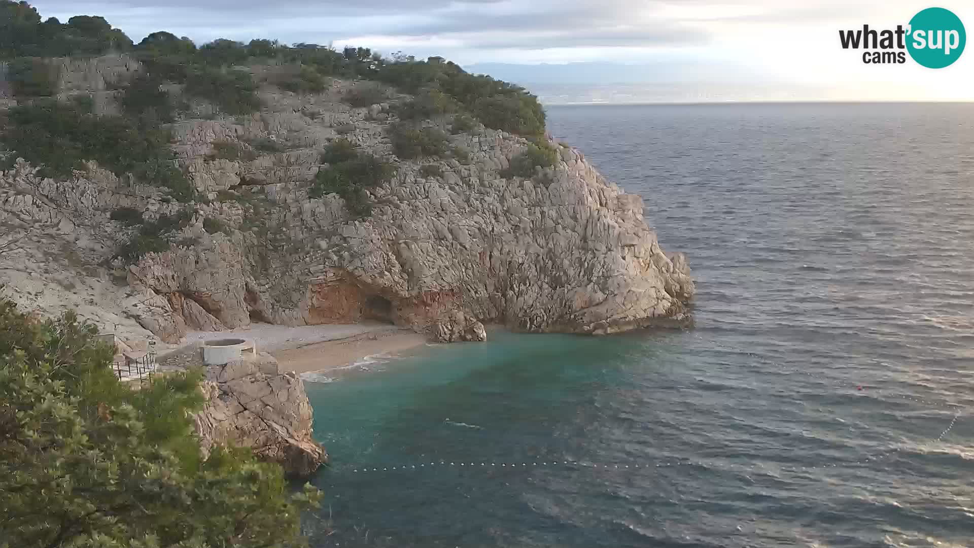 Webcam Brseč beach – Mošćenička Draga – Croatia