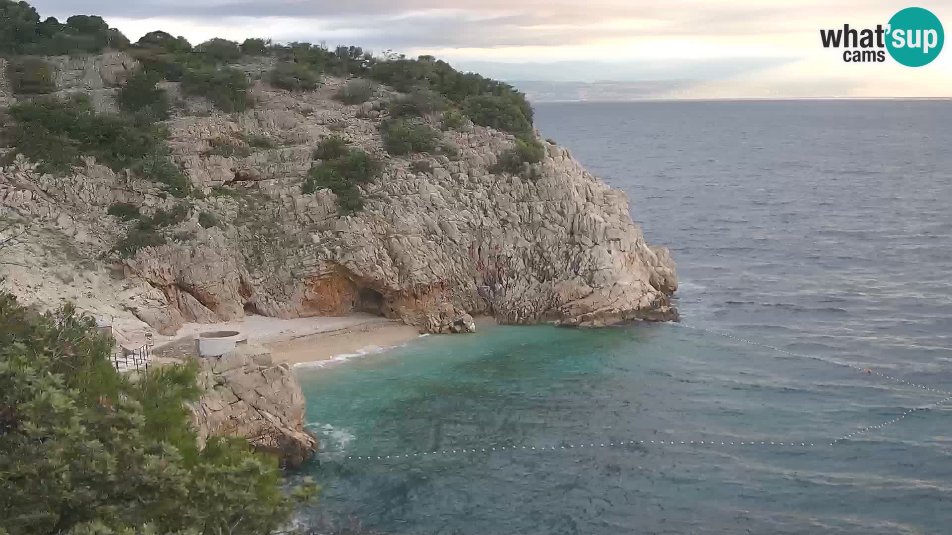 Webcam Brseč Strand – Mošćenička Draga – Kroatien