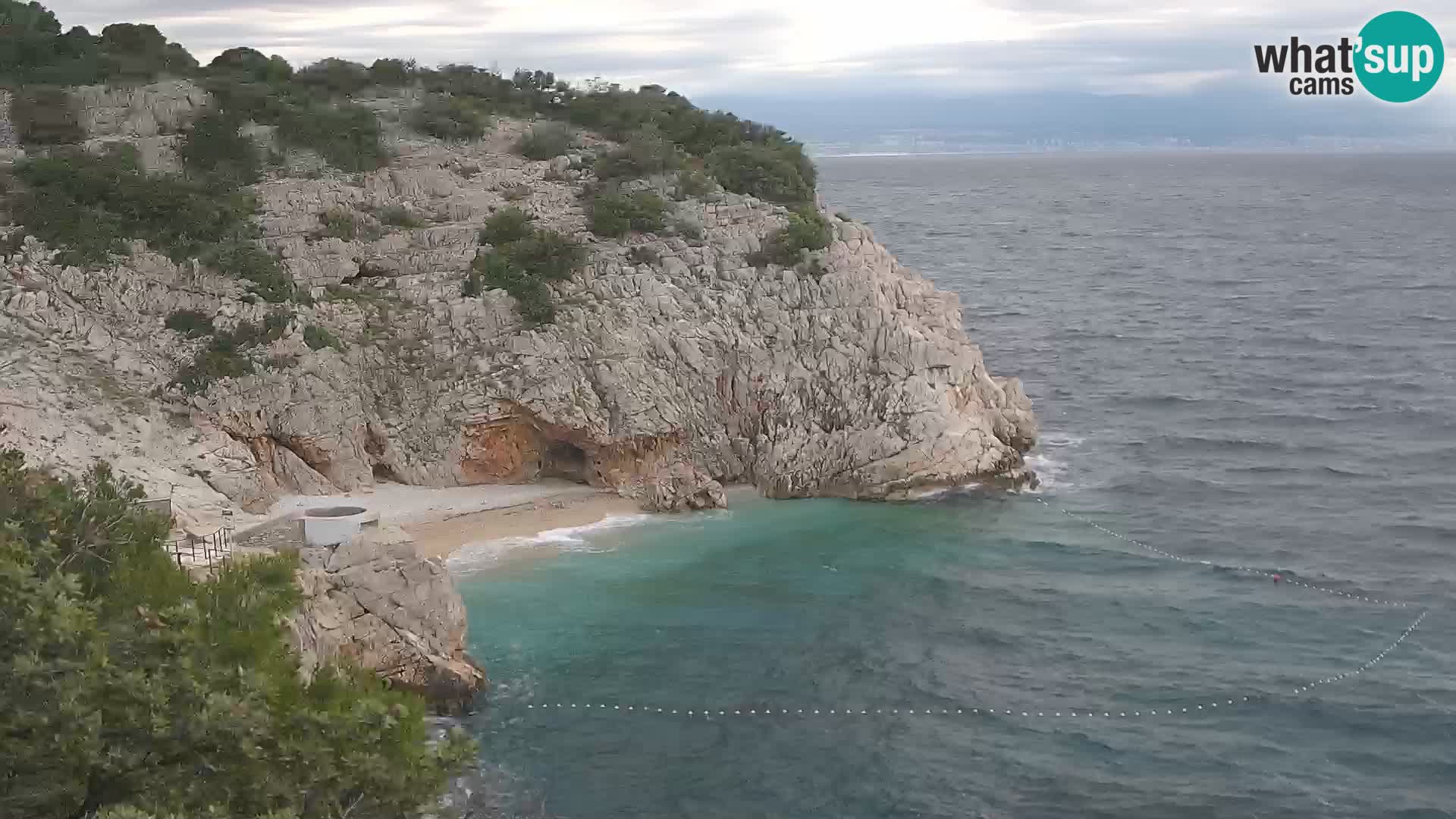 Webcam Bersezio spiaggia – Draga di Moschiena – Croazia