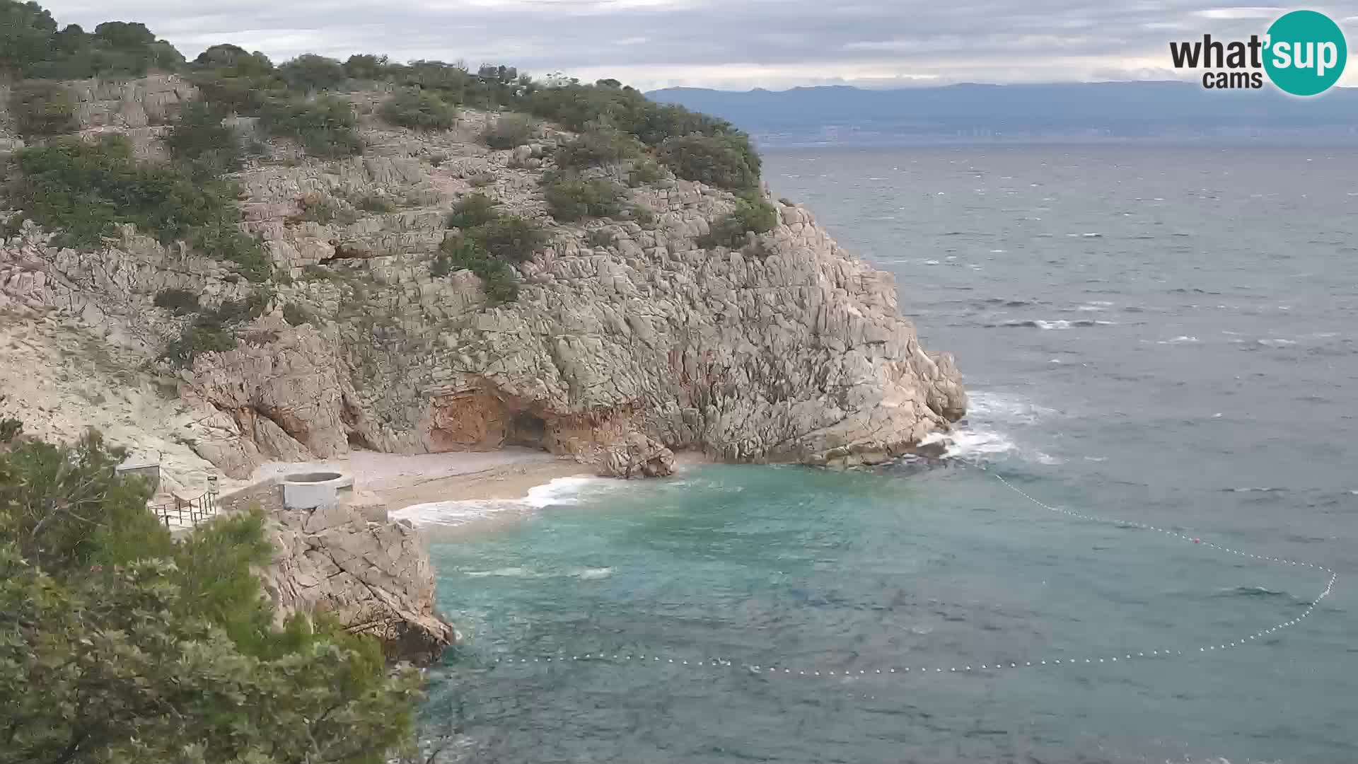 Webcam Brseč beach – Mošćenička Draga – Croatia