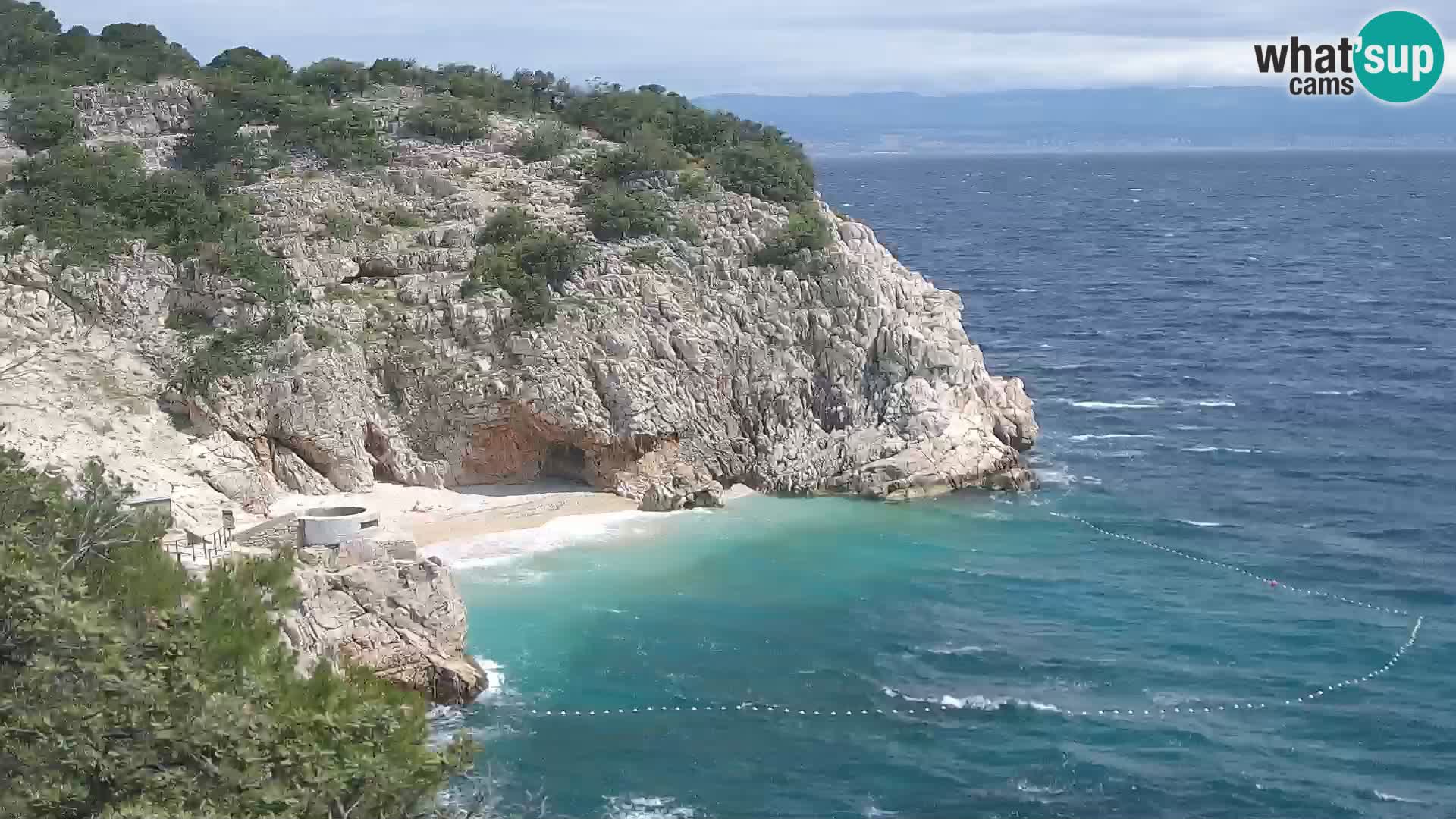 Webcam Brseč beach – Mošćenička Draga – Croatia