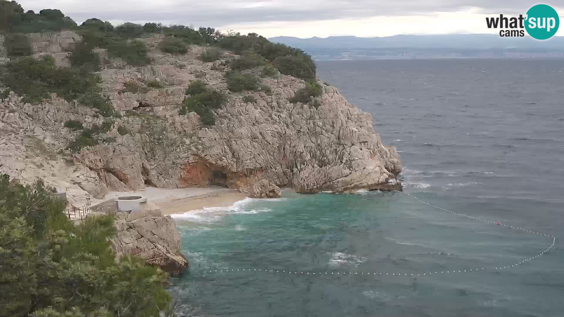 Webcam Brseč beach – Mošćenička Draga – Croatia