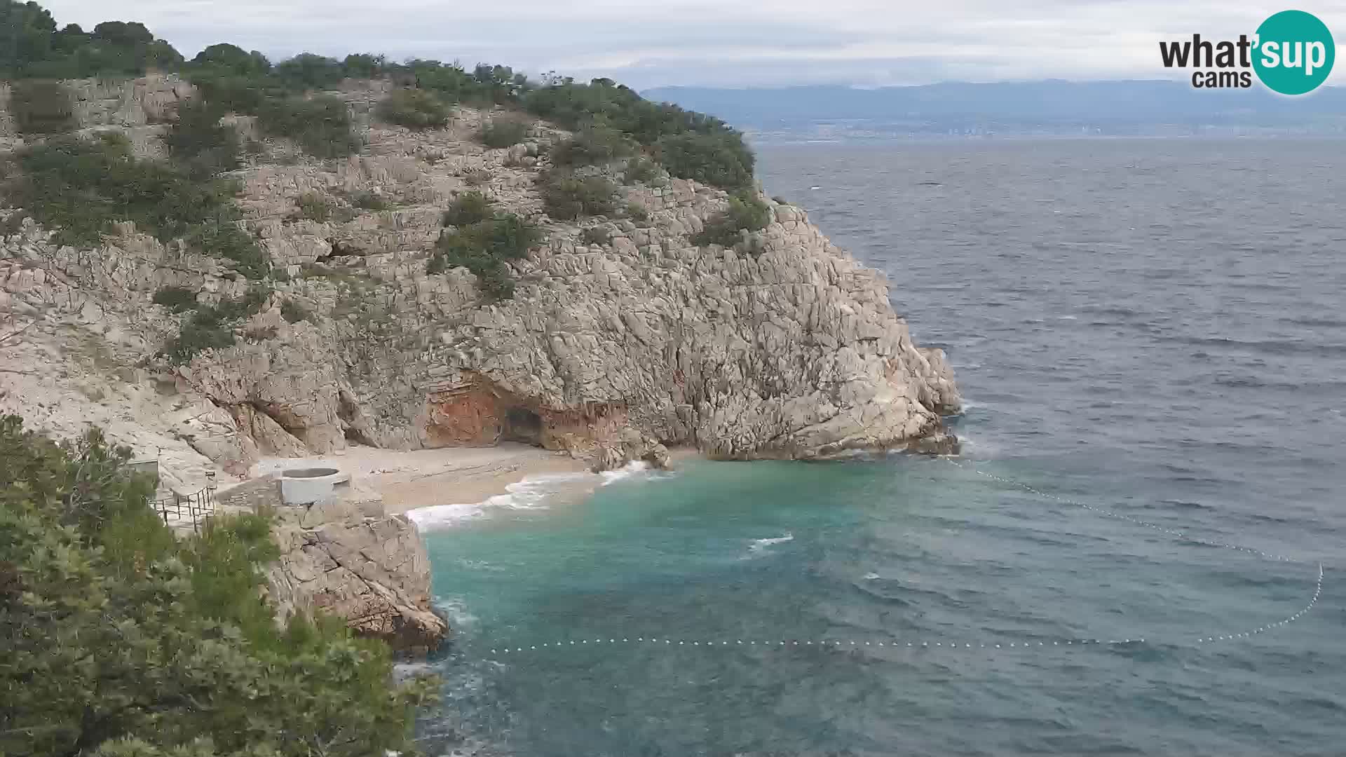 Webcam Bersezio spiaggia – Draga di Moschiena – Croazia