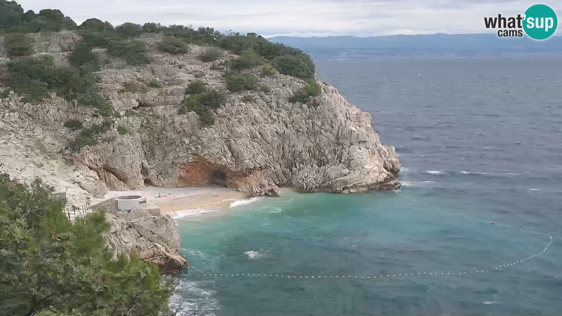 Web kamera plaže Brseč – Mošćenička Draga – Hrvatska