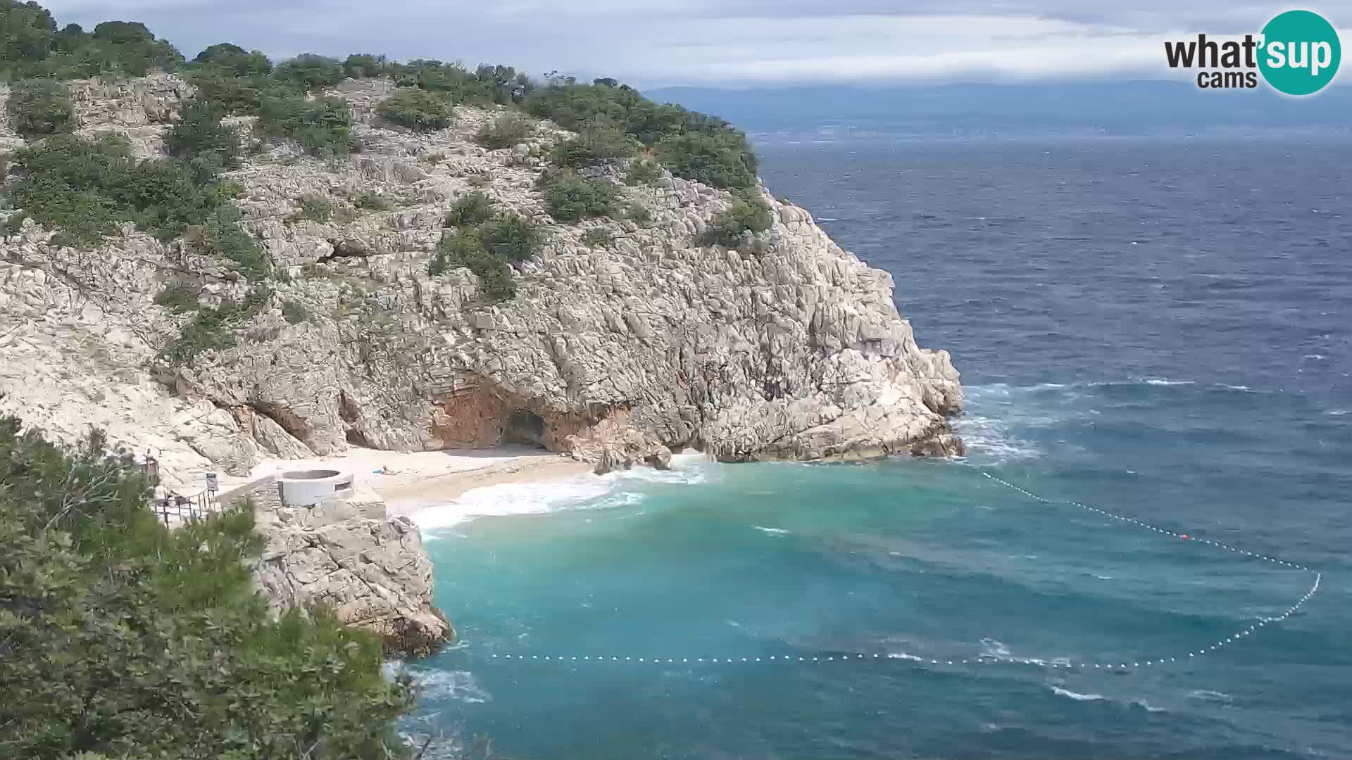 Webcam Bersezio spiaggia – Draga di Moschiena – Croazia