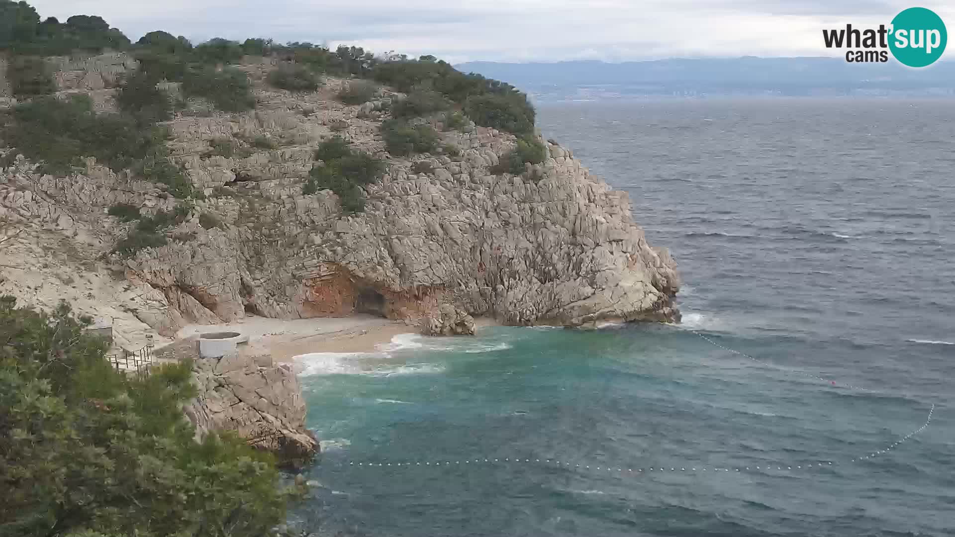 Webcam Brseč Strand – Mošćenička Draga – Kroatien