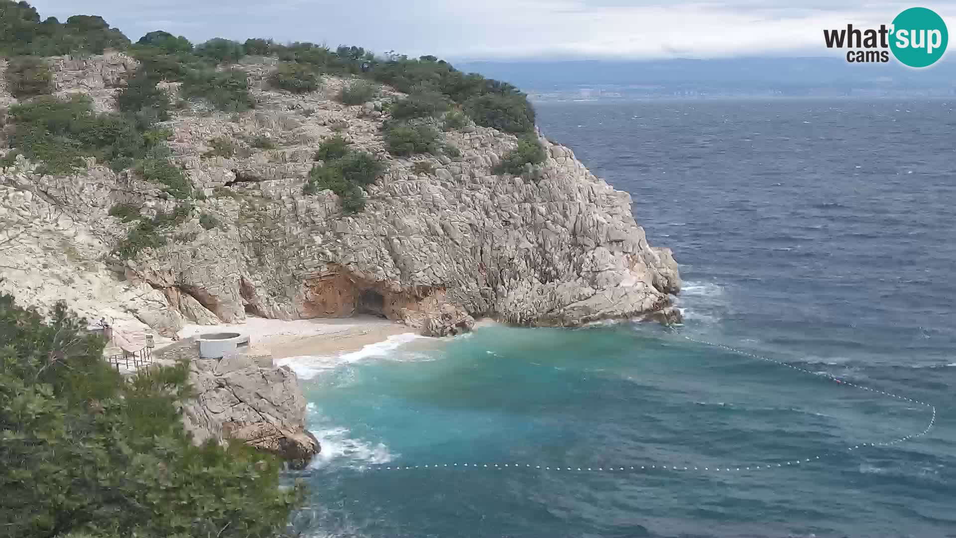 Webcam Bersezio spiaggia – Draga di Moschiena – Croazia