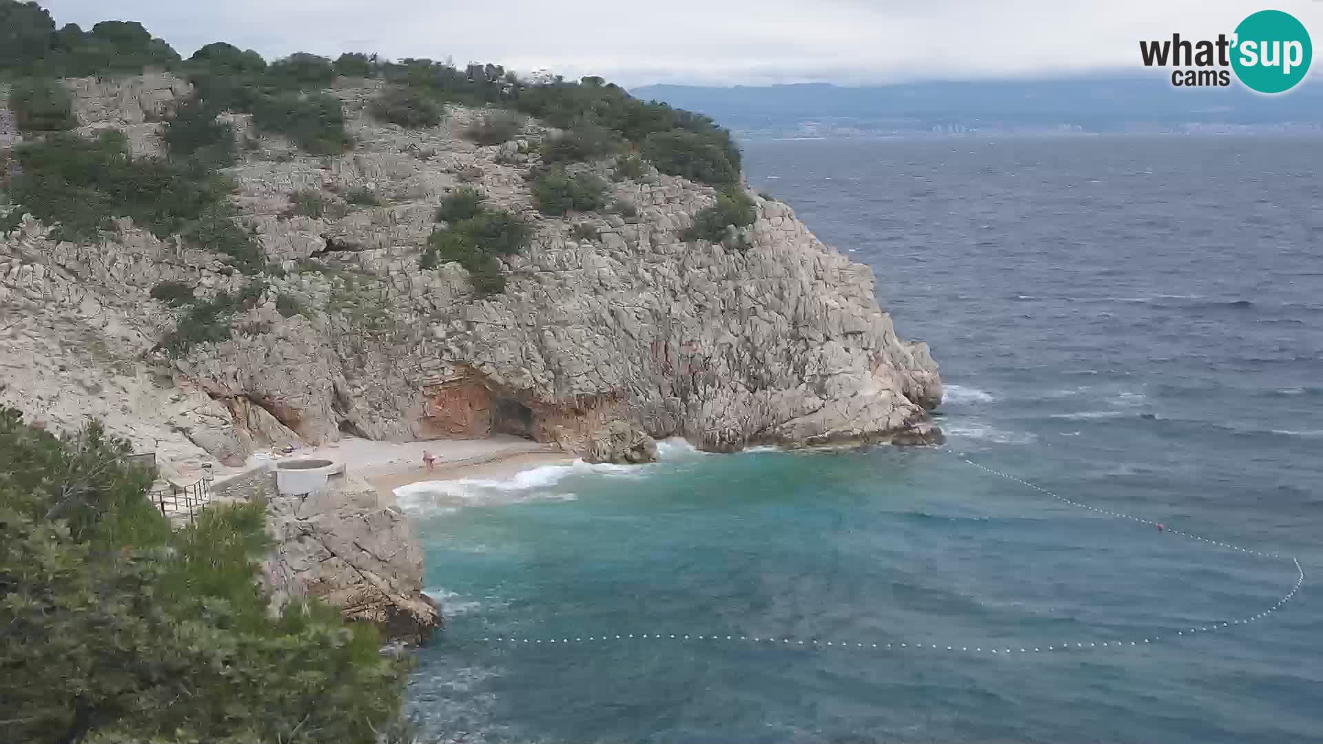 Webcam Bersezio spiaggia – Draga di Moschiena – Croazia