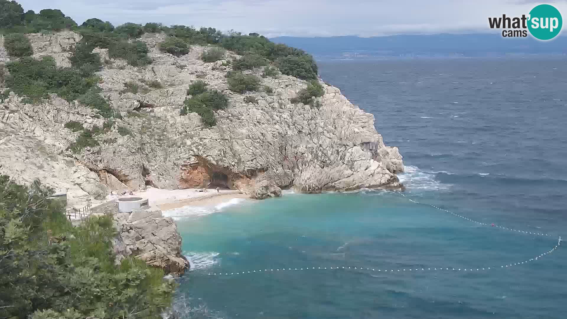 Webcam Brseč Strand – Mošćenička Draga – Kroatien
