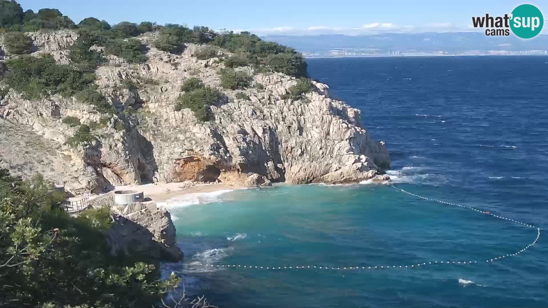 Webcam Brseč Strand – Mošćenička Draga – Kroatien