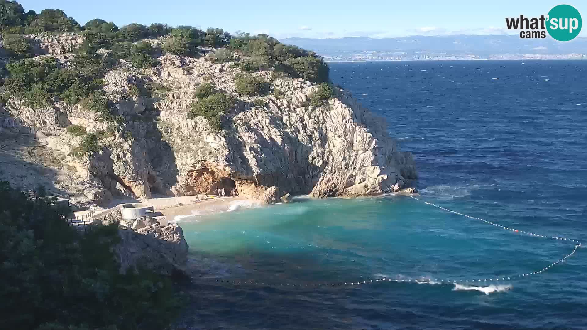 Web kamera plaže Brseč – Mošćenička Draga – Hrvatska
