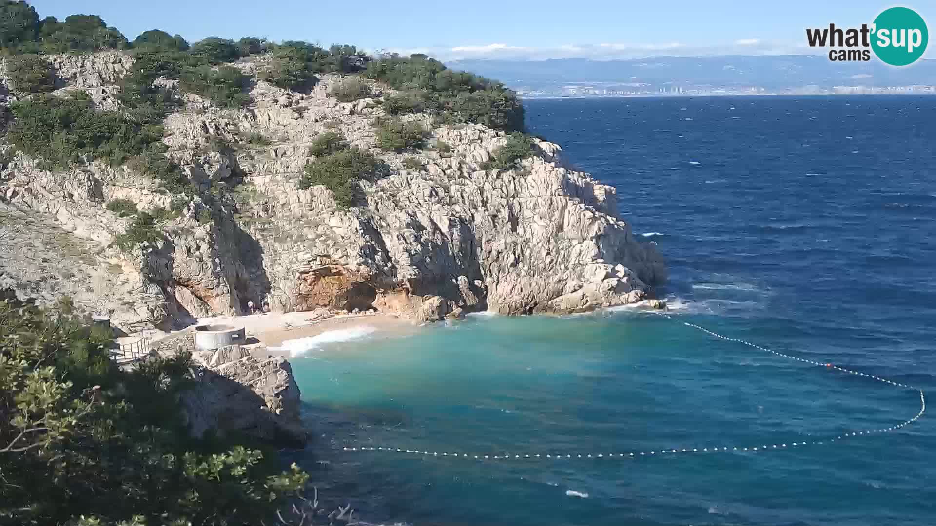 Webcam Brseč beach – Mošćenička Draga – Croatia
